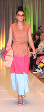 Flow by Tara Davis-Tisun Organic Cotton Colorblock Utility Wrap Dress