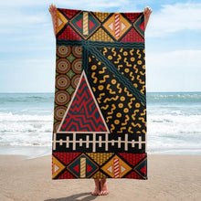 Flow by Tara Davis Tribal Beach Towel - Flow by Tara Davis